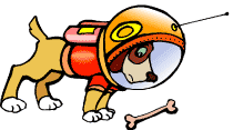 coloriage a imprimer/en ligne du chien astronaute