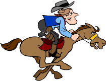 coloriage cowboy