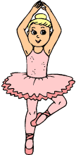 dessin de danseuse - coloriage fille