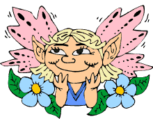 elfe  dessiner en ligne - coloriage fille