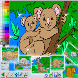 coloriage animaux australie