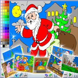 coloriage noel - 01